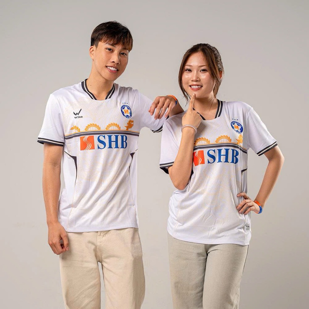 Áo thi đấu SHB Đà Nẵng màu trắng rồng V-League 2025-2026 chính hãng Wika