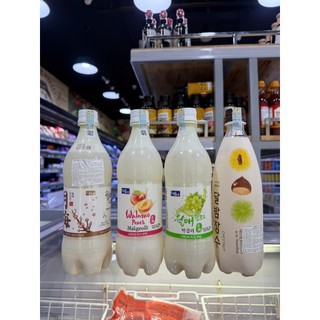 Rượu Gạo Hàn Quốc Walmae Makgeolli 3 vị truyền thống – nho xanh – đào Seoul Jangsoo 750ML