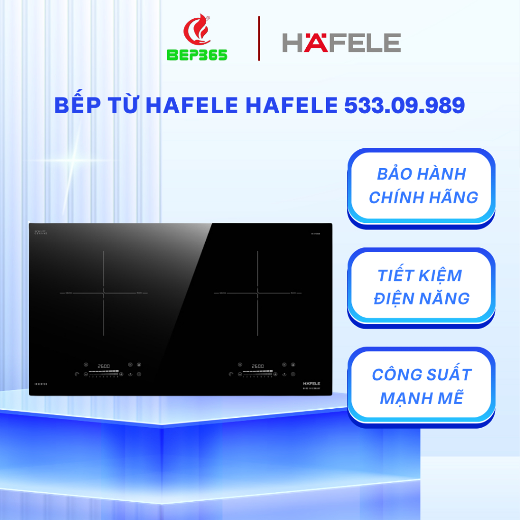 Bếp từ Hafele HC-I7326B 533.09.989 - Tiết Kiệm Điện, Hiệu Suất Cao, Sang Trọng Cho Bếp
