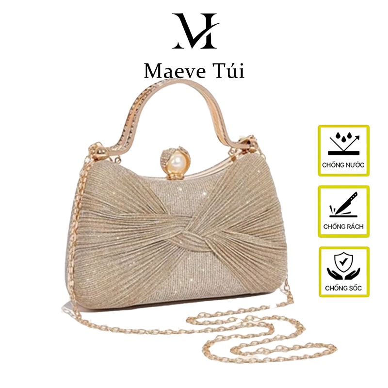 MAEVE Túi Xách Nữ Đi Tiệc,Đi Chơi,Dạ Hội,Đính Kim Tuyến Lấp Lánh,Cầm Tay,Đeo Chéo Sang Trọng