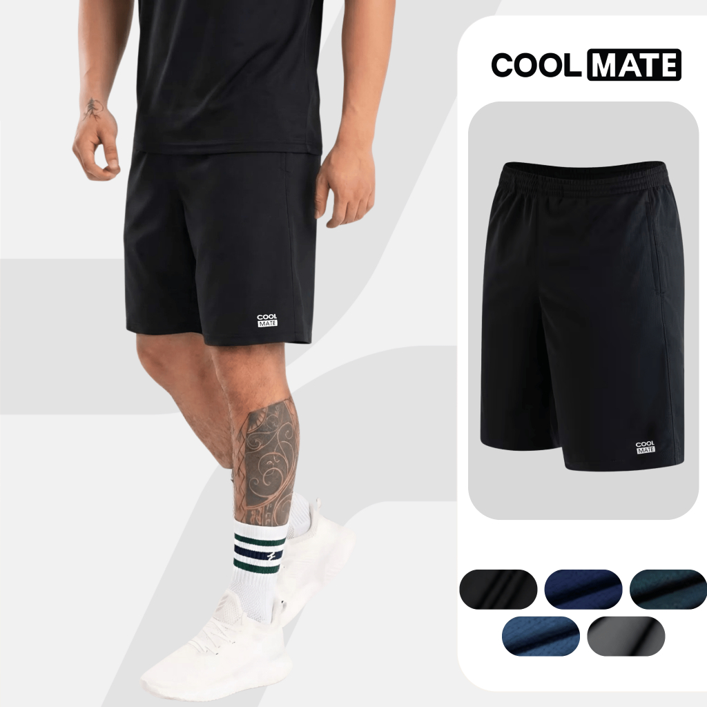 Quần thể thao nam ProMax-S1, quần tập Gym, chạy bộ , Pickleball, Tennis thoáng khí, thấm hút tốt - C