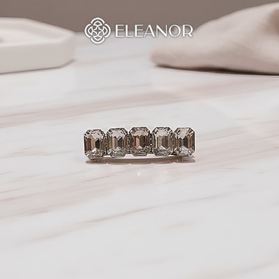 Kẹp tóc nữ mini Eleanor Accessories đính đá phụ kiện tóc kẹp tóc mái 11695