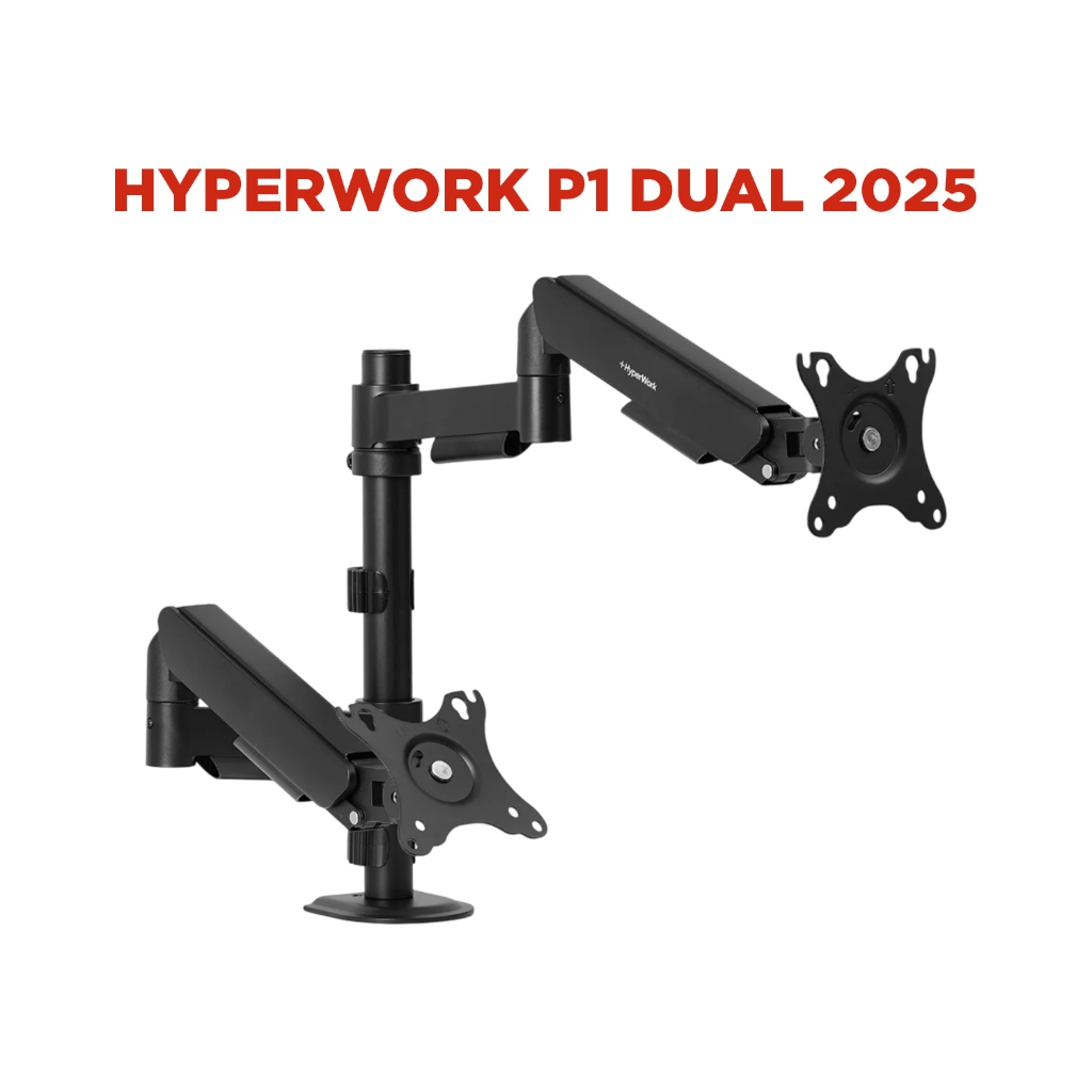 Giá đỡ màn hình đôi HyperWork P1 Dual 2025 DPA0125