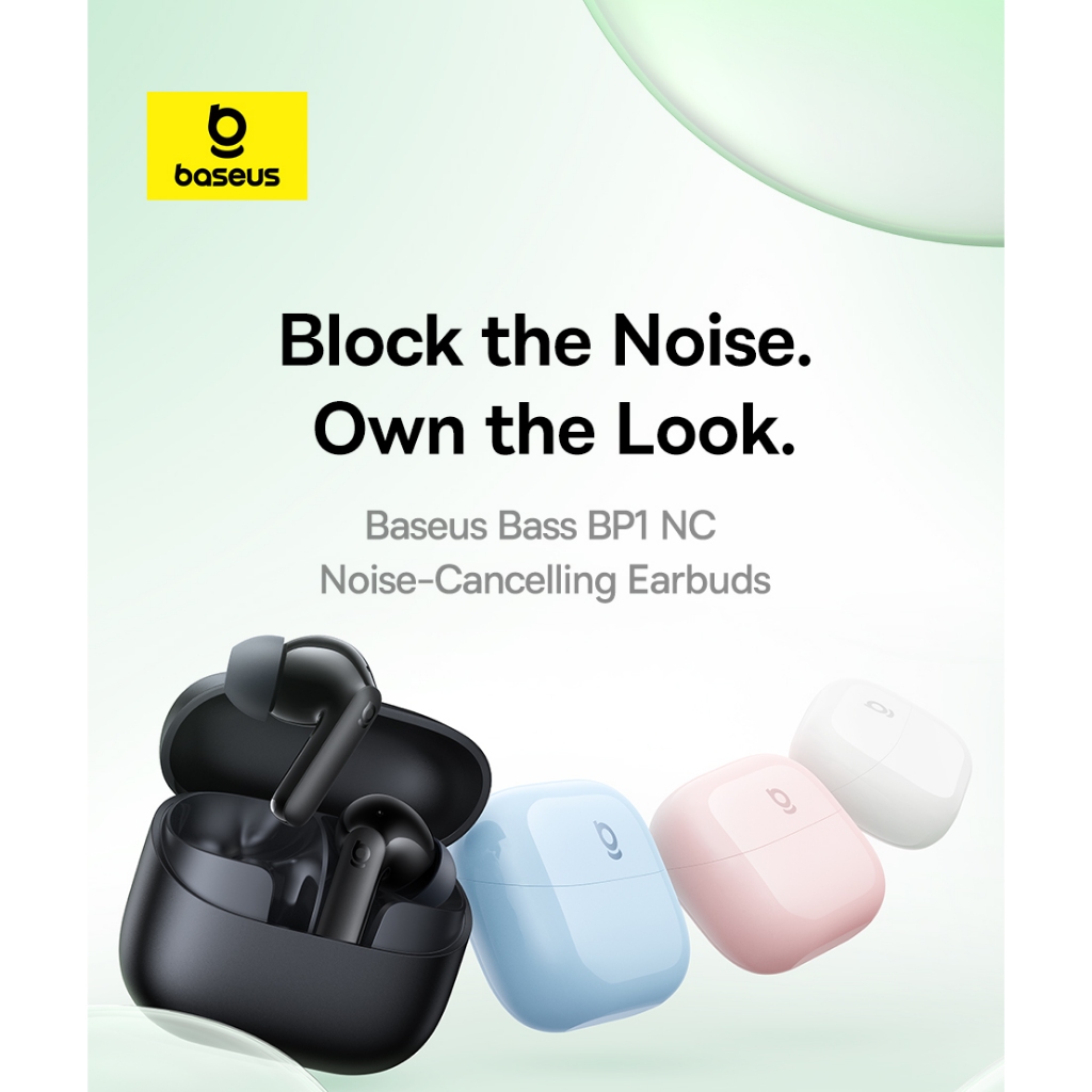 [MỚI VỀ - MÀU TRENDY] Tai Nghe Không Dây Baseus BP1 NC Chống Ồn Thông Minh,Chống Nước,Pin 41h,Chill Trọn Mọi Khoảnh Khắc | BigBuy360 - bigbuy360.vn
