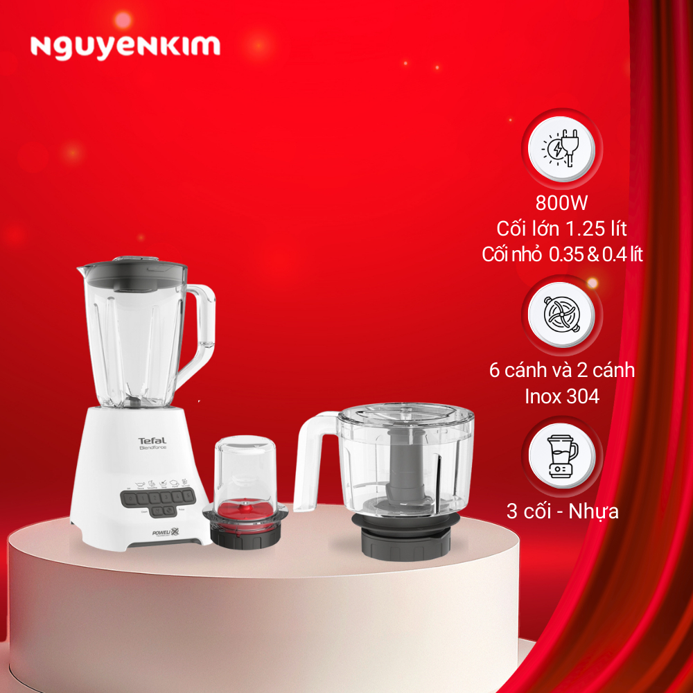 Máy xay sinh tố Tefal BL47YB66 Xám