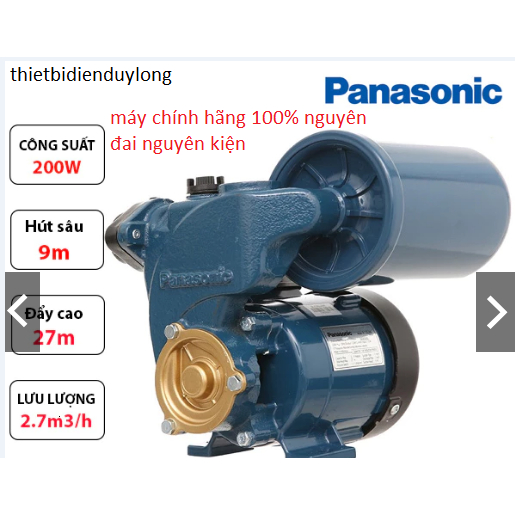 Máy bơm tăng áp Panasonic / 125W / A‑130JAK.  200w.A 200JAK( chính hãng. hang nhập khẩu)