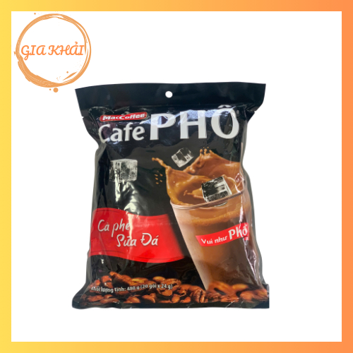 Cà phê Phố Sữa Đá Bịch Hộp Dây - MacCoffee Cafe Phố