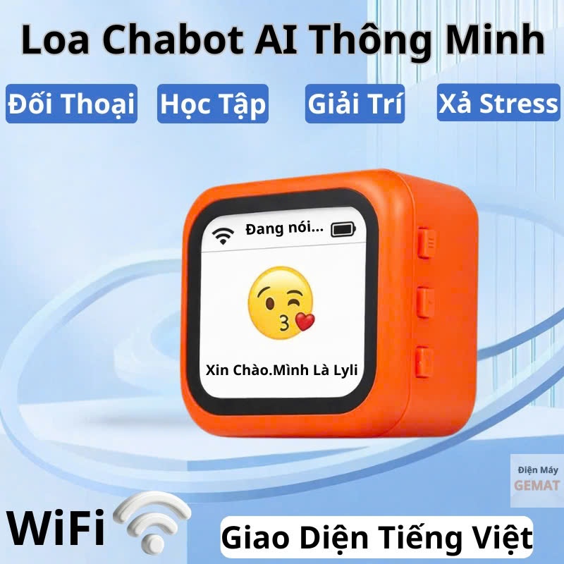 Loa Chatbot AI XIAOZHI Đối Thoại, Trợ Lý Học Tập Và Giải Trí Thông Minh, Loa AI Mini Giao Tiếp