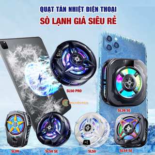 Quạt sò lạnh tản nhiệt điện thoại SL39 SE / SL50 SE / SL54 SE / SL50 Pro / SL33 Led RGB làm lạnh nhanh tăng FPS Gaming