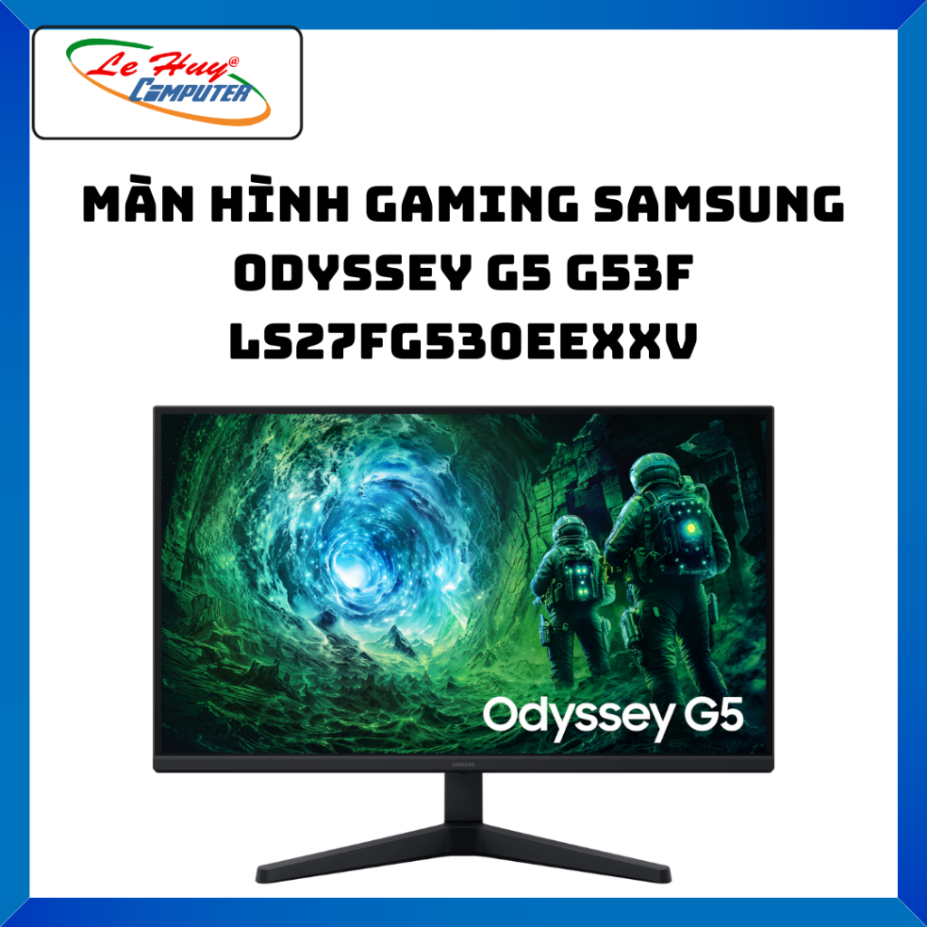 Màn Hình Gaming Samsung Odyssey G5 G53F LS27FG530EEXXV - Hàng Chính Hãng