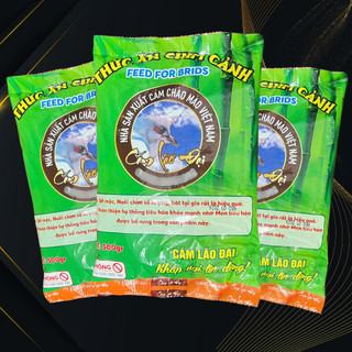 Combo 3 Gói Cám Tổng Hợp Lão Đại Gói Bao Xanh 500g - Thức Ăn Cho Chim Cảnh