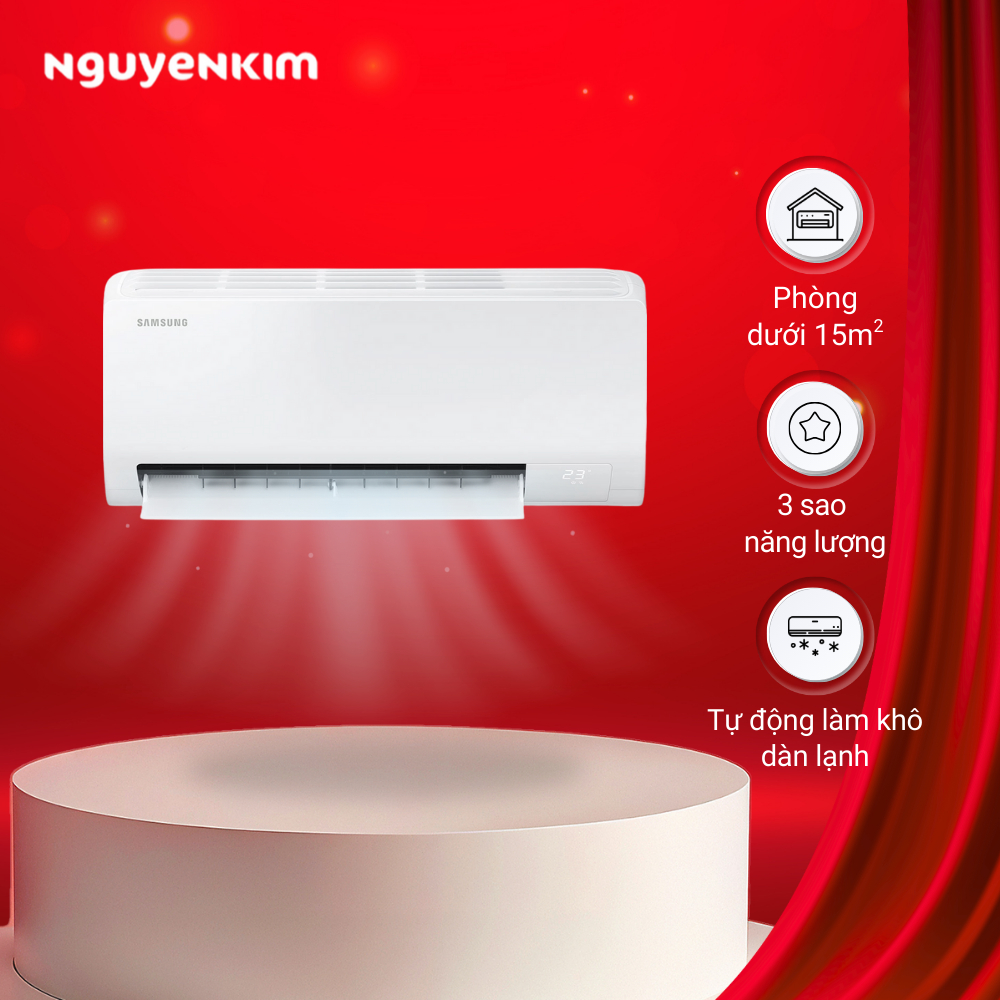 [Lắp đặt 0đ] Máy lạnh/Điều hòa Samsung Inverter 1 HP AR10DYHZAWKNSV
