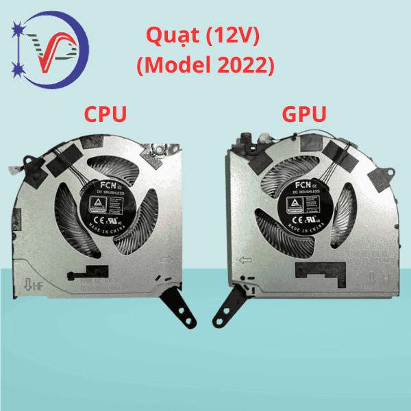 (NEW Zin) Fan quạt tản nhiệt cpu laptop Lenovo Legion 5-15IAH7 5-15ARH7 Y7000 R7000 Y7000P R7000P (1