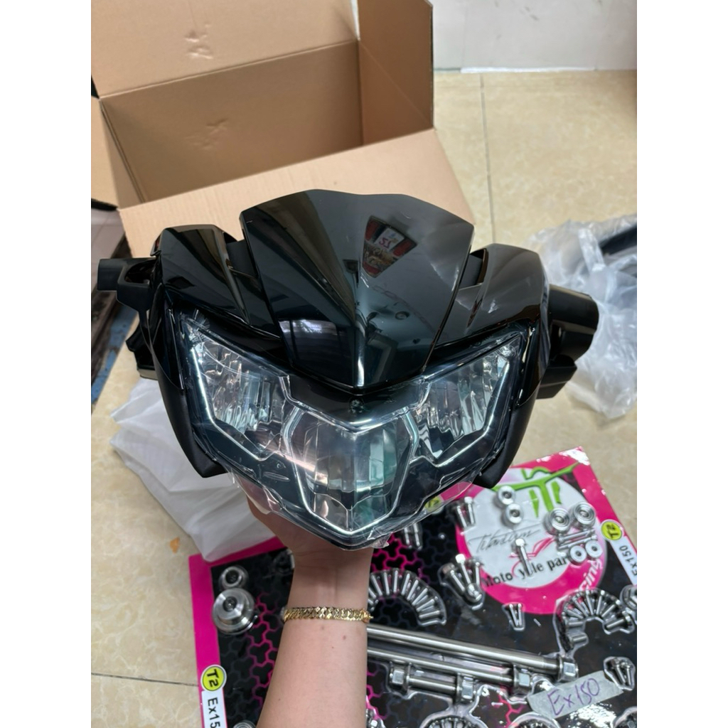 Bộ đầu đèn Ex150 2018 up led 2019