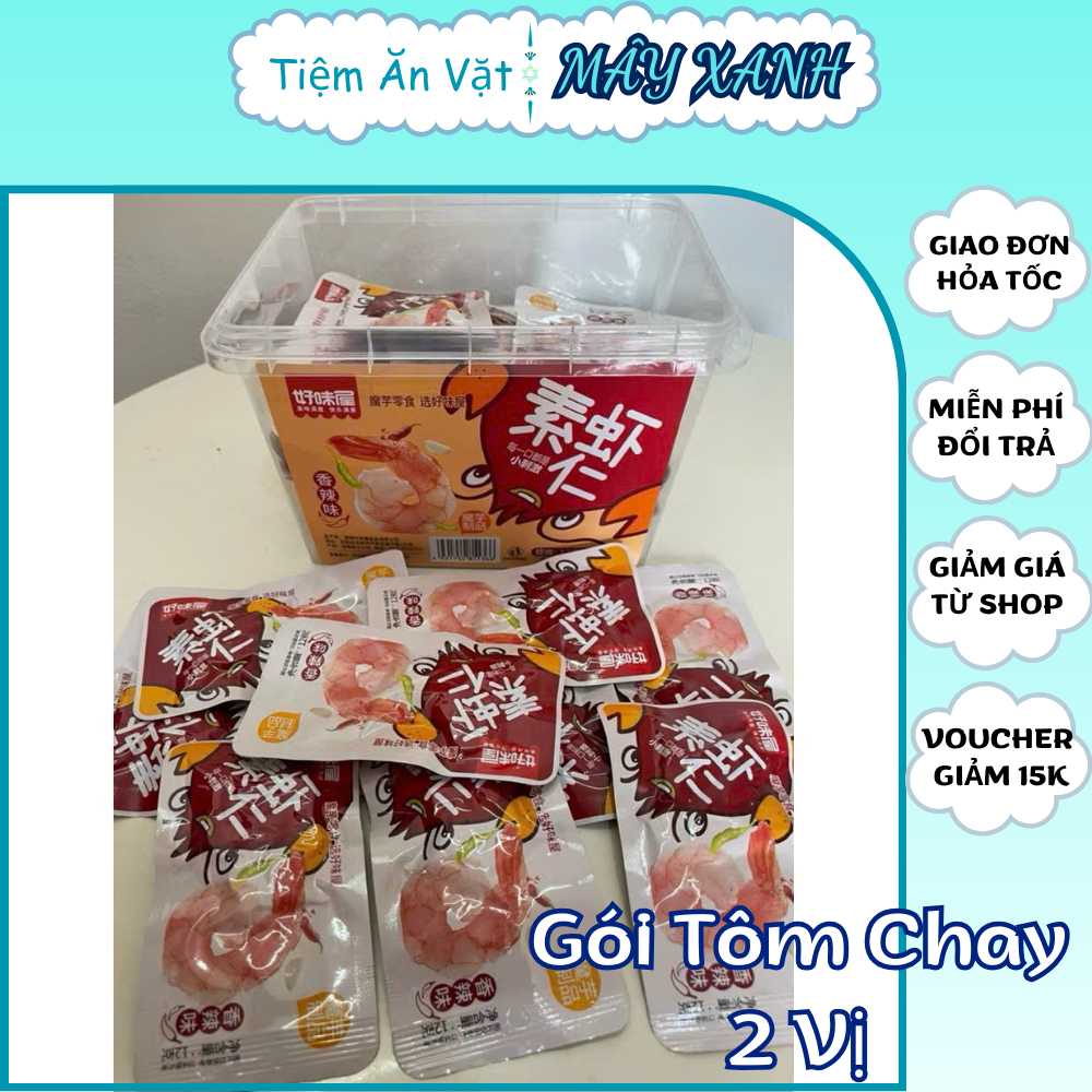 Đồ Chay KONJAC Tẩm Vị Cay, Đồ Chay Ăn Liền, Tôm Chay, Mực Chay Ăn Liền, Trộn Cơm, Trộn Mì