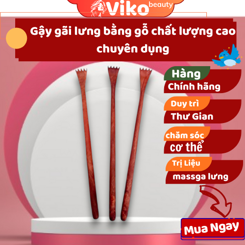 Gậy gãi lưng bằng gỗ chất lượng cao chuyên dụng