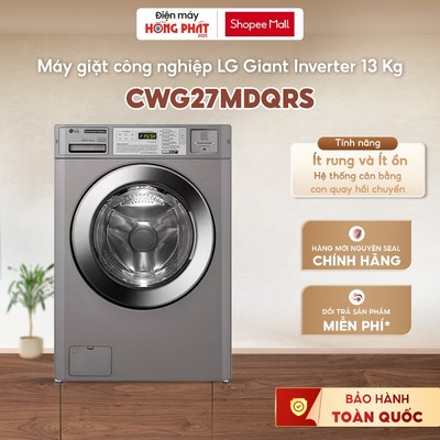 CWG27MDQRS | Máy Giặt Công Nghiệp LG Giant 13 Kg Coin - DD™ Inverter CWG27MDQRS [Freeship HCM]