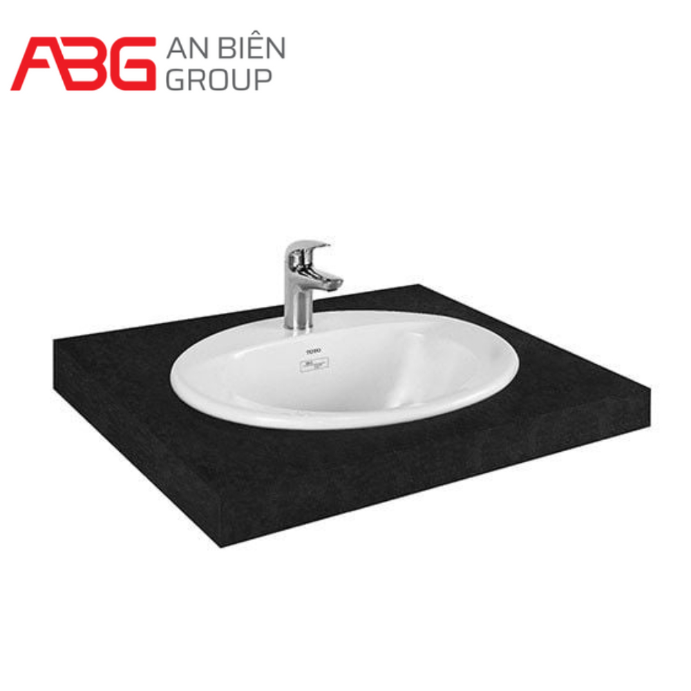 Chậu Lavabo dương vành TOTO L501C - Thiết kế tinh tế, sứ trắng cao cấp