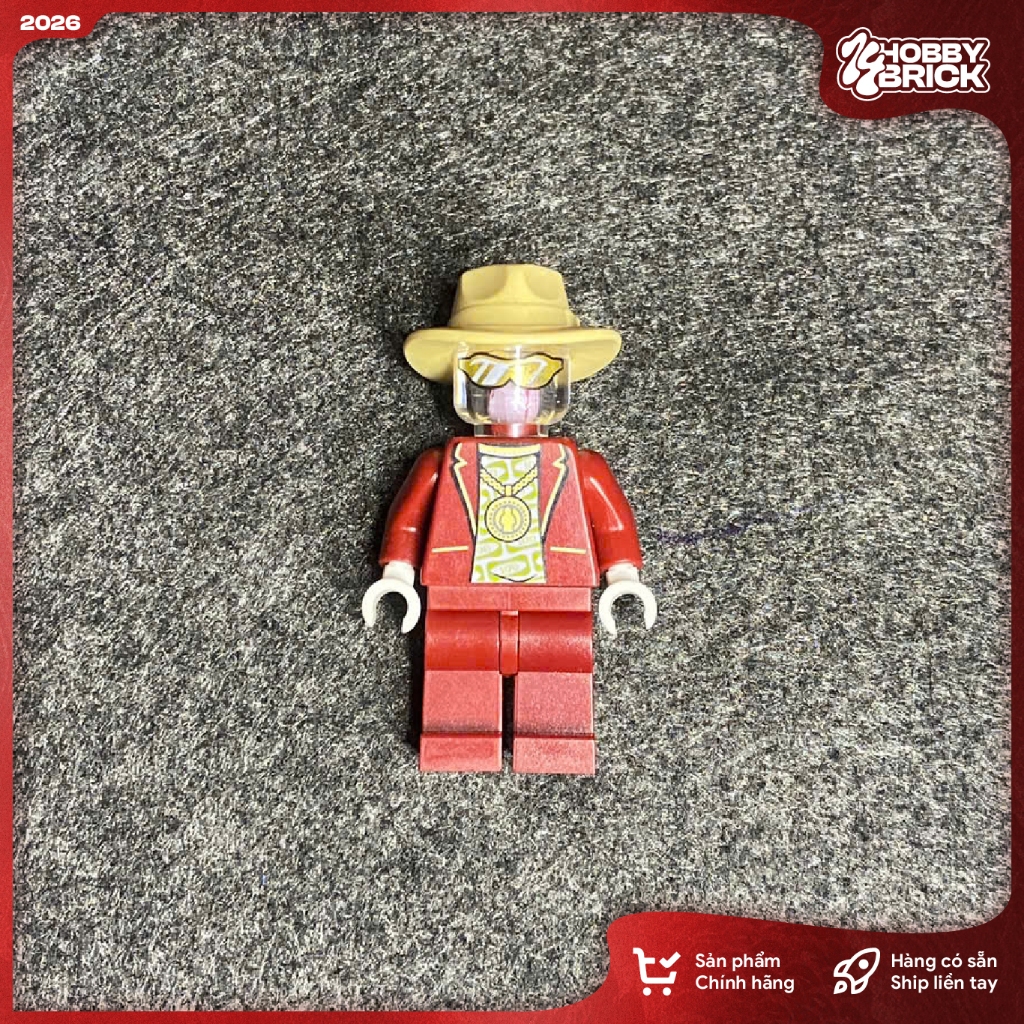 [Hiếm] Mô hình lắp ráp nhân vật Mr. Pale bản chuẩn phim season 4 Ninjago