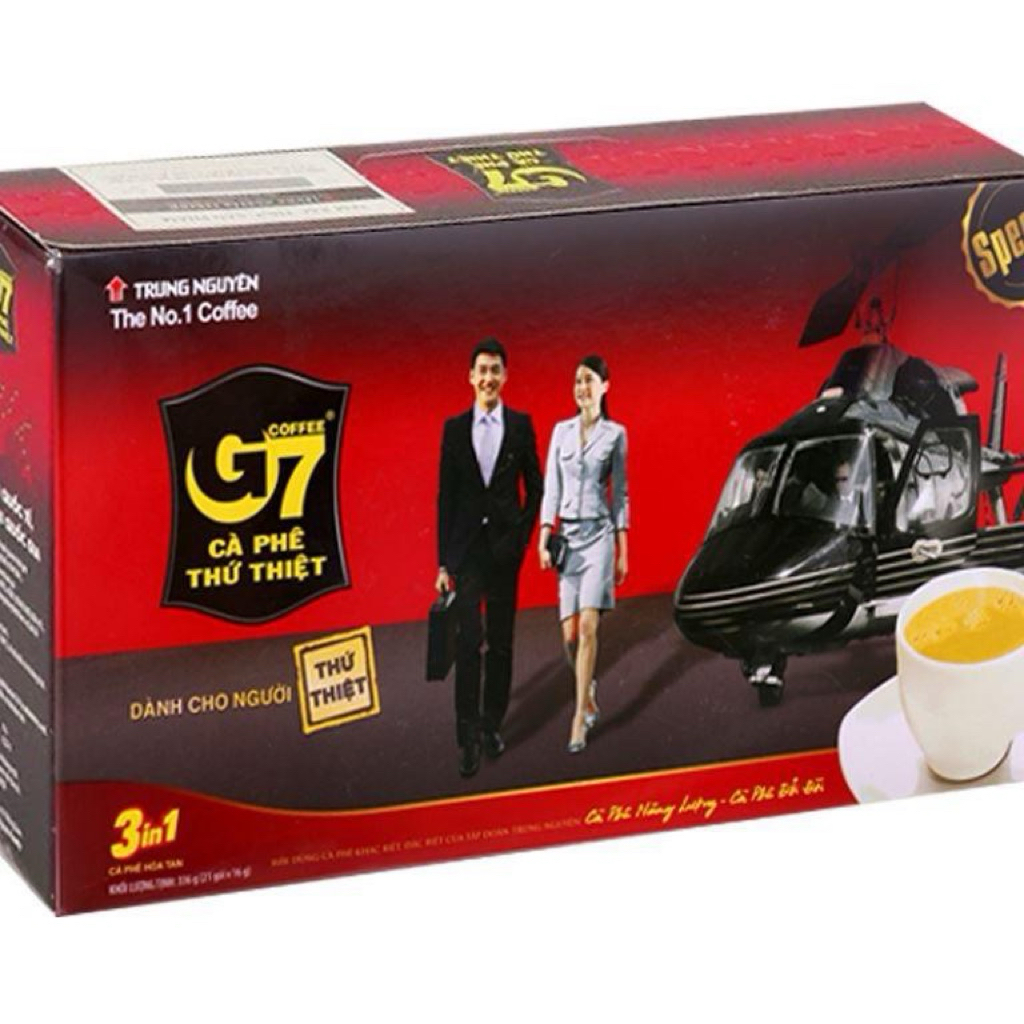 1 Hộp Cafe , Cà phê sữa G7 3in1 Hộp 336g [21 Gói x 16g]