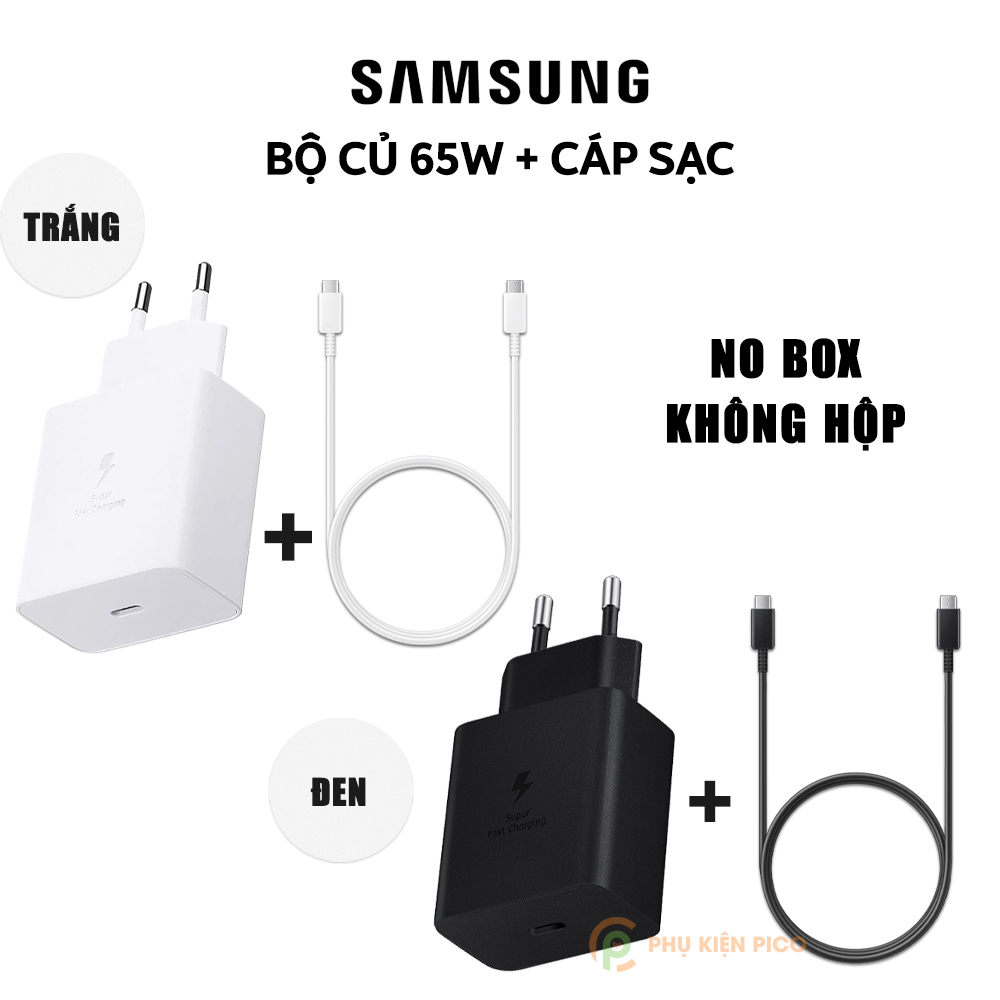 Củ Sạc Nhanh Samsung 25W 45W 65W 15W Galaxy S23 Ultra / S22 Plus / S21 /Note 8 / 9/ Note 10/ S20 - Cáp sạc nhanh Type C