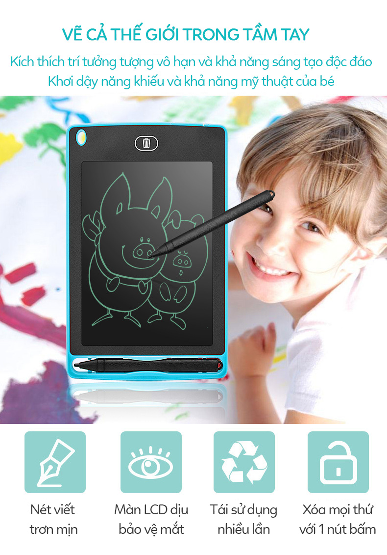 bảng vẽ tự xóa