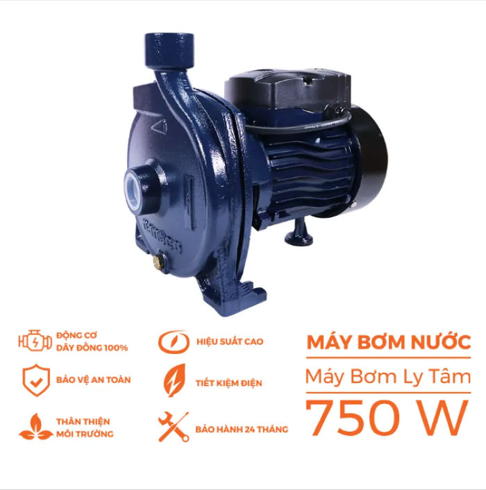Máy bơm nước Nanoco dòng bơm ly tâm model NCP750 - KHÔNG BAO GỒM LẮP ĐẶT