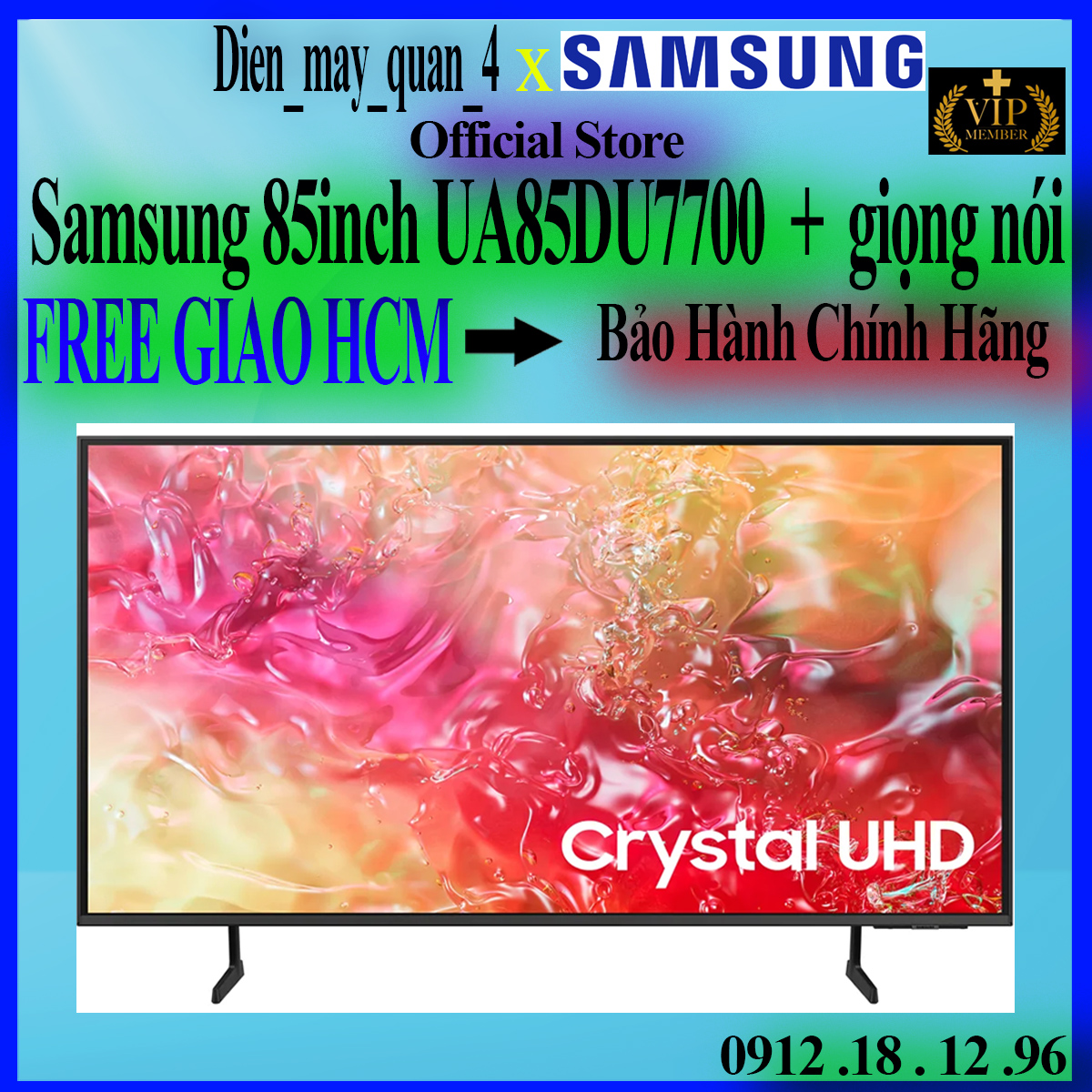 Smart Tivi Samsung 4K 75 Inch UA75DU7700