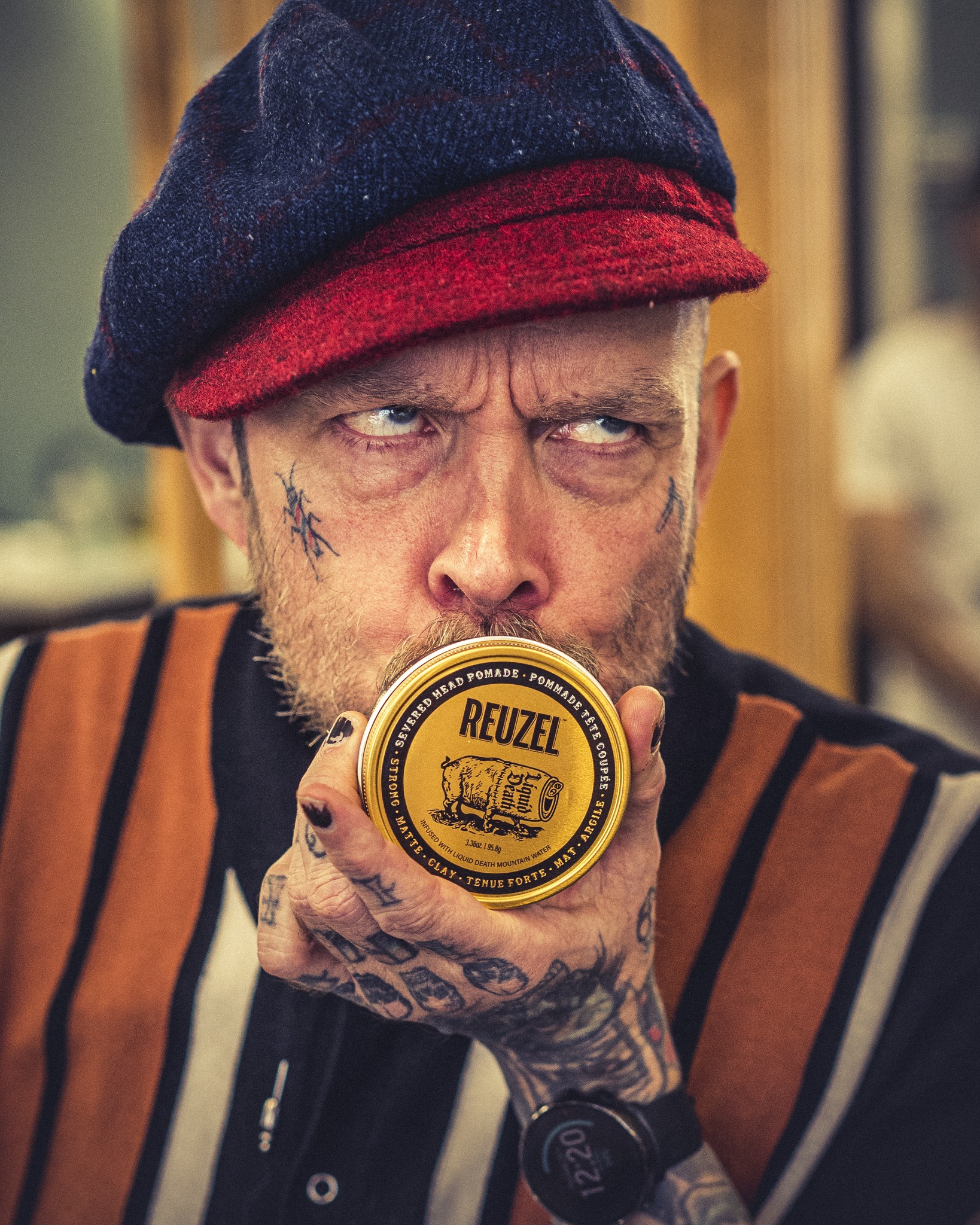 Sáp vuốt tóc Reuzel x Liquid Death Severed Head Pomade