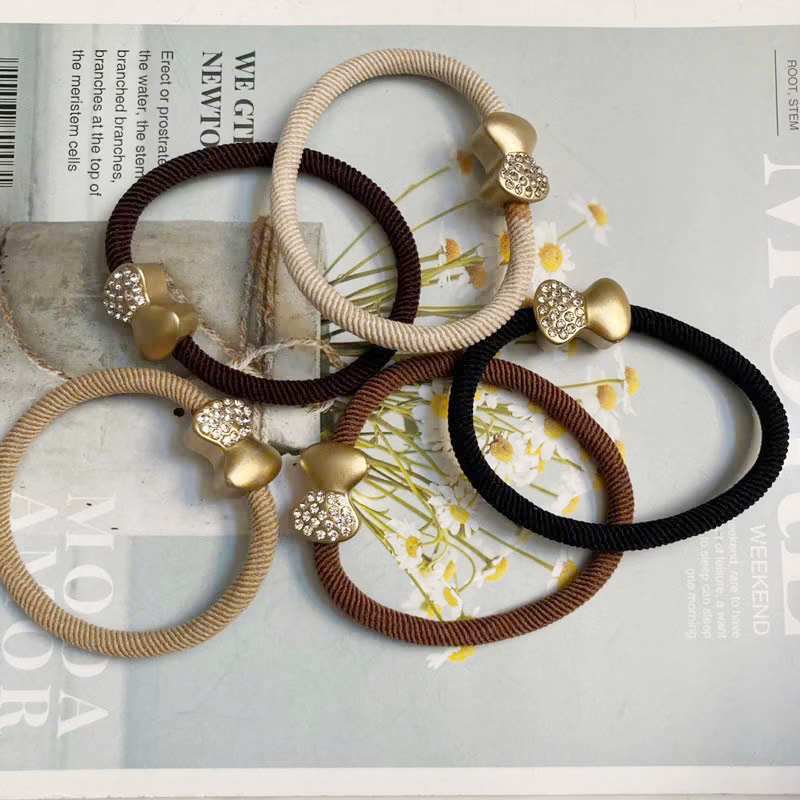 Dây buộc tóc hình tim - hình 4