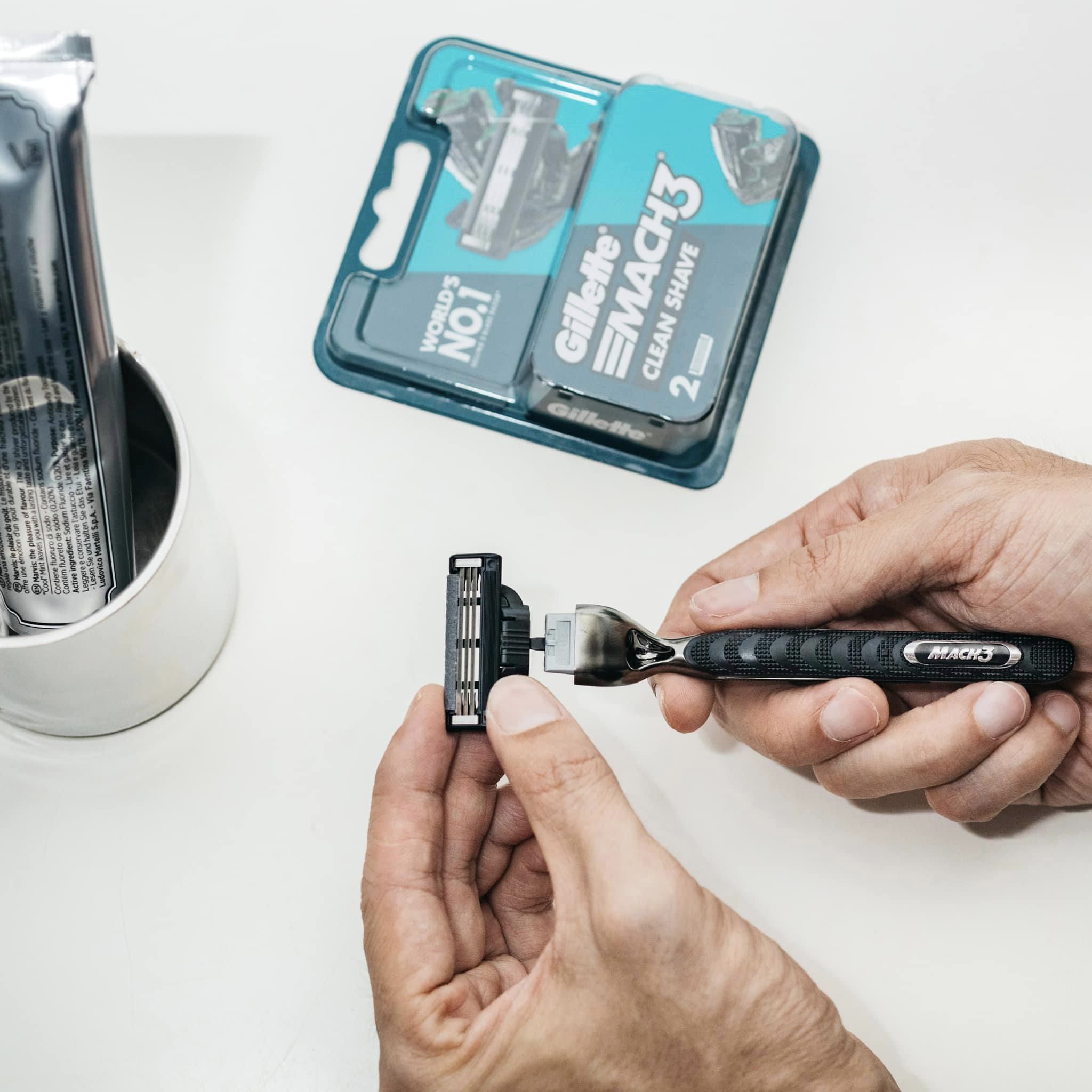 Dao cạo râu Gillette Mach3 Clean Shave