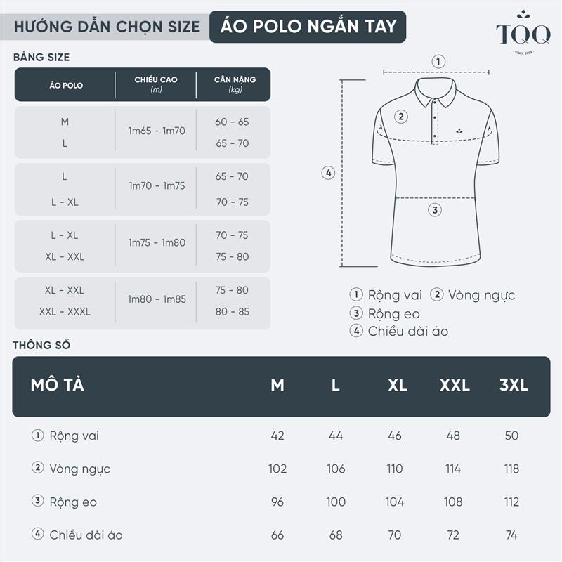 Áo Polo Nam Ngắn Tay TQQ PCB2213C 1 vn 11134208 81ztc mkdl60zkesjk33