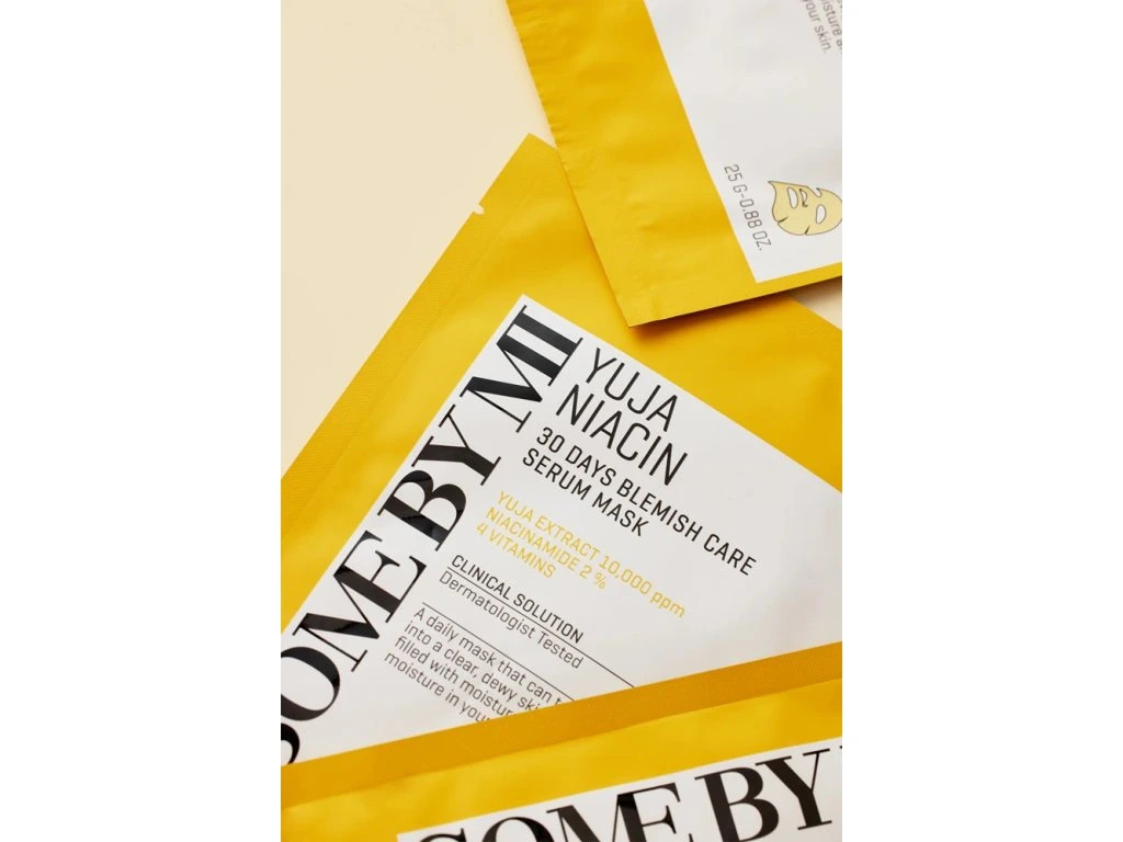 Mặt nạ dưỡng trắng da Some By Mi Yuja Niacin Blemish Care Serum Mask