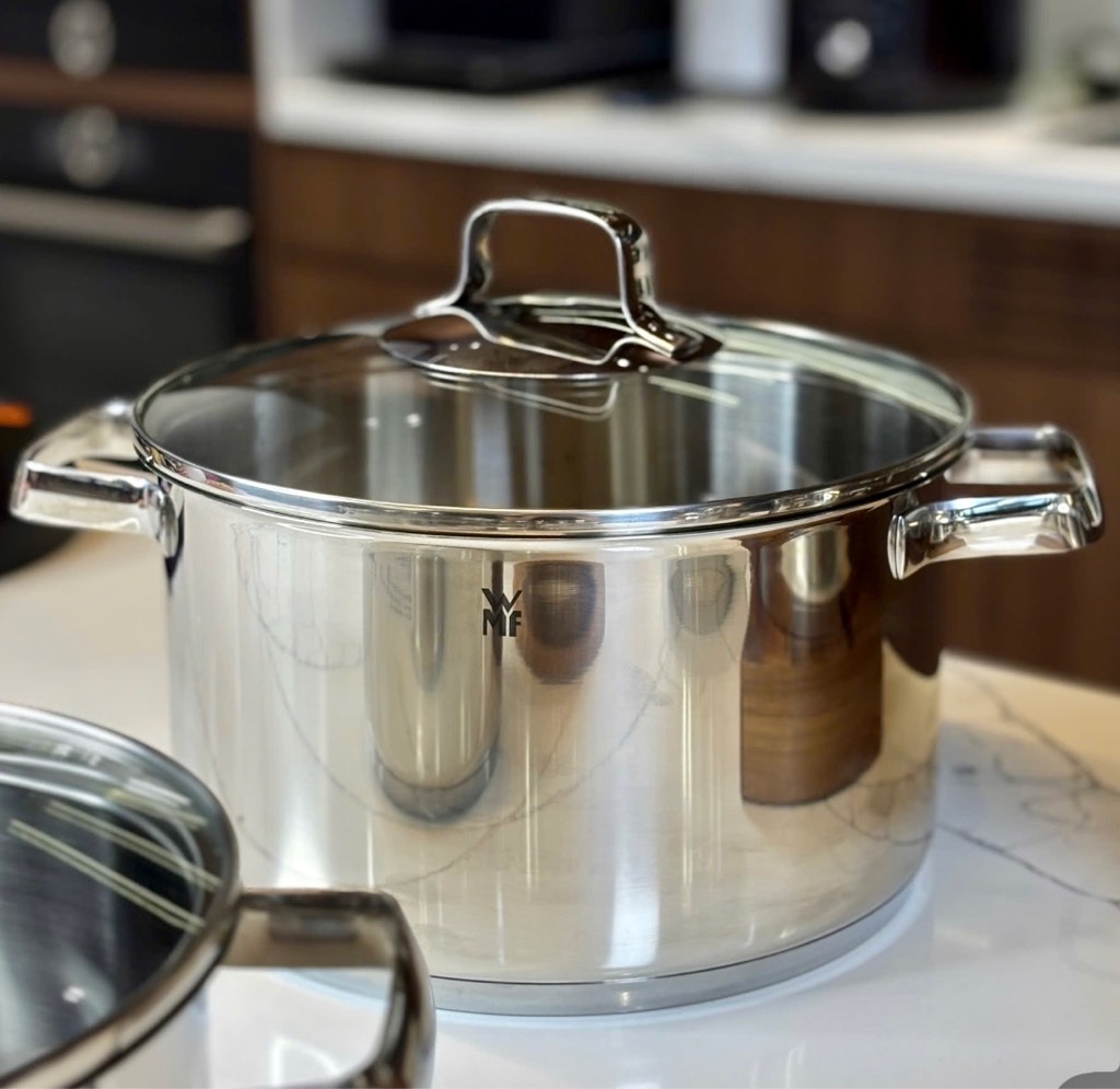 Bộ Nồi WMF Belmonte 5 Món - Thép Cromargan 18/10, Đáy Từ 3 Lớp Siêu Bền