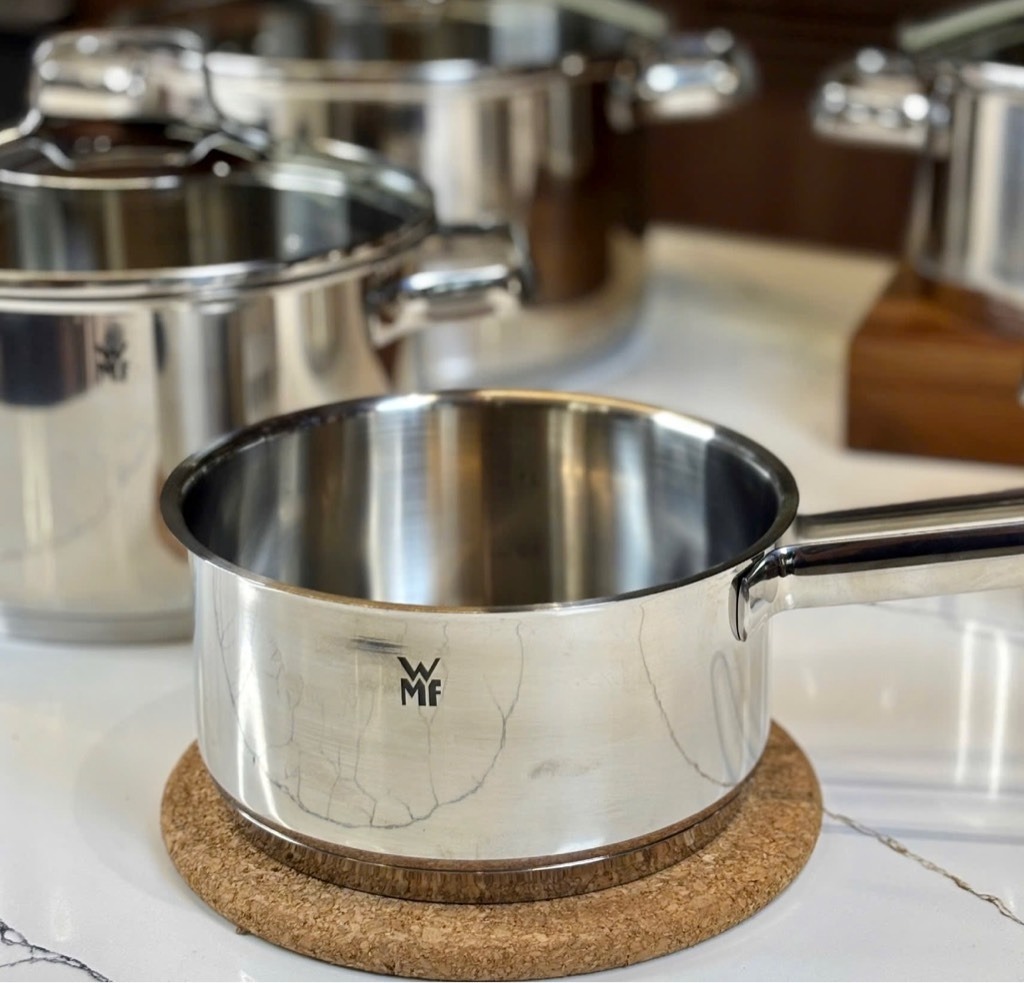 Bộ Nồi WMF Belmonte 5 Món - Thép Cromargan 18/10, Đáy Từ 3 Lớp Siêu Bền