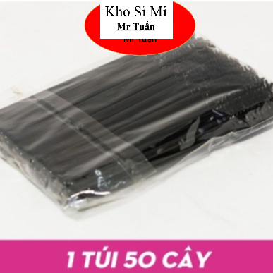 Chổi chai mi (bịch 50 cây, bịch 10 cây). dụng cụ nối mi mr Tuấn.