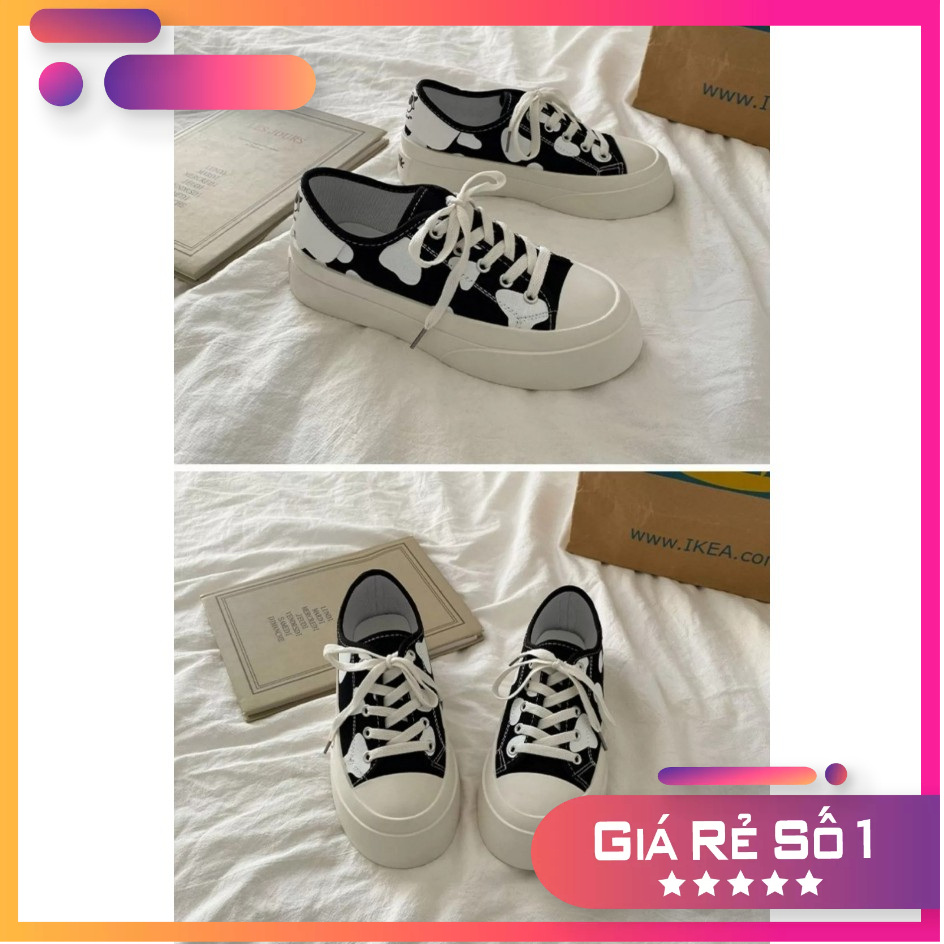 Giày Thể thao  hình bò sữa gót chân