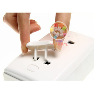 Combo 10 nút bịt ổ điện 2 chân