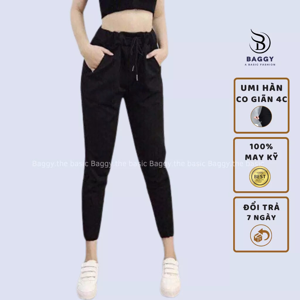 Quần Jogger Kim tuyến, chất umi hàn cao cấp