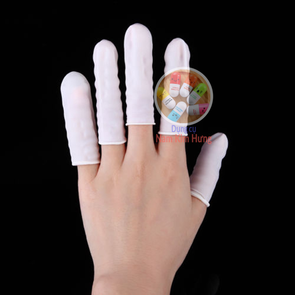 bao ngón tay cao su ( bộ 5 cái)