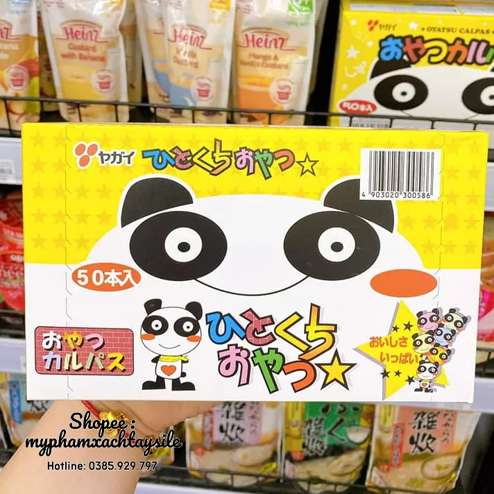 HỘP 50 GÓI - Salami Gấu Trúc Mini Panda Nhật Bản
