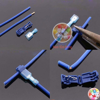 Combo 30 ( 3 loại -mỗi loại 10) Cút nối chia dây điện T-type