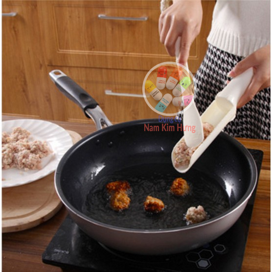 Muỗng làm thịt viên, cá viên - K044