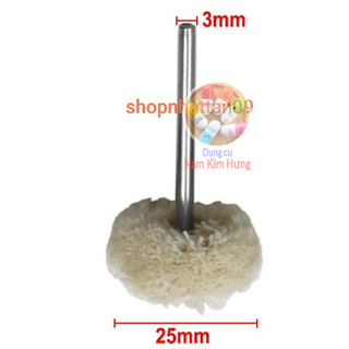 Đầu đánh bóng trang sức resin bằng len