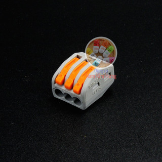 Bộ 300 Cút nối dây điện KV774 3 cổng (cho dây điện 0,75-2,5mm2)