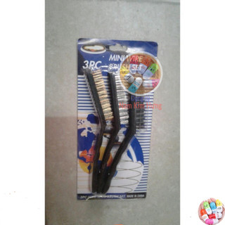 Set 3 bàn chải sắt cọ bếp ga