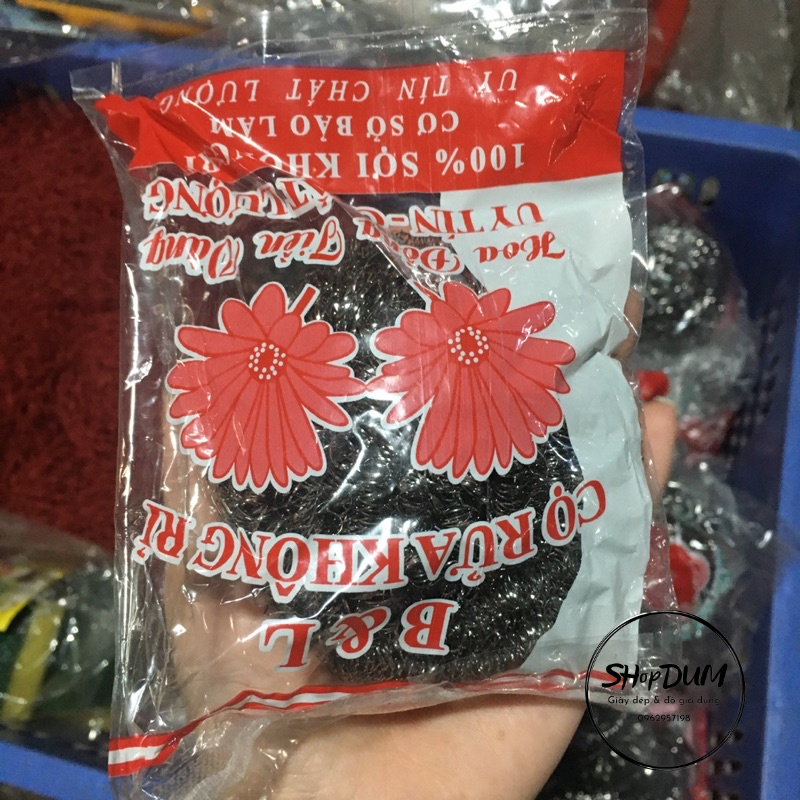 Combo 2 miếng cọ xoong nồi inox