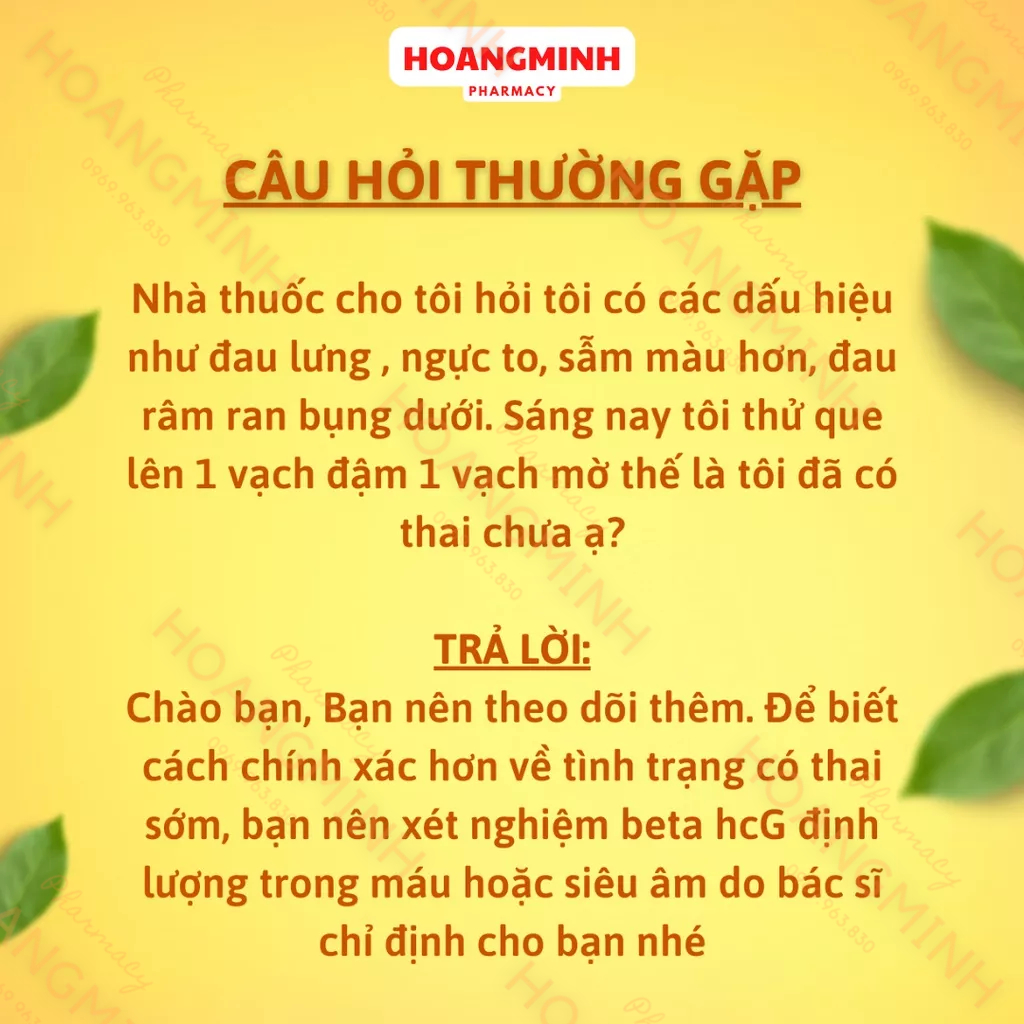 QUE THỬ THAI CHIP CHIPS - Nhanh Chóng Chính Xác 99% - Che Tên Sản Phẩm Khi Giao Hàng