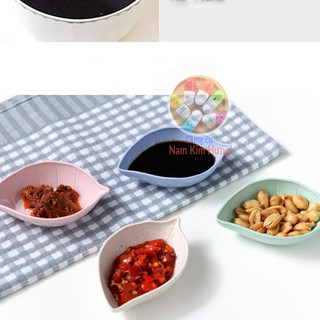 Đĩa đựng nước tương, ớt Chiếc lá