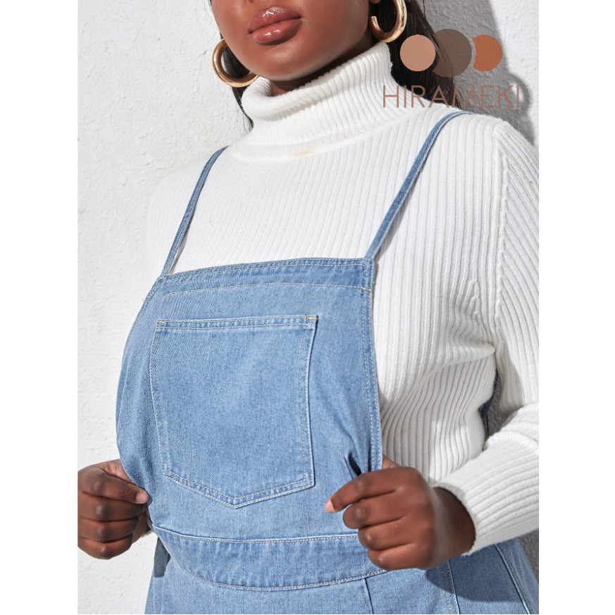 YẾM DENIM LƯNG THUN  BIGSIZE 75-110KG - D124